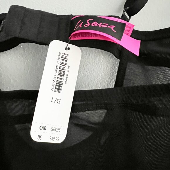 NWT - LA SENZA SHAPING BODYSUITS WOMEN'S LG - BLACK - Picture 4 of 6